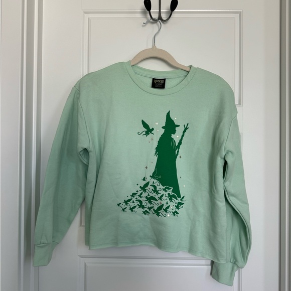 Wicked Other - Wicked the Movie Girl's Elphaba Dreamy Fleece Sweatshirt by Paul Tazewell XL 14